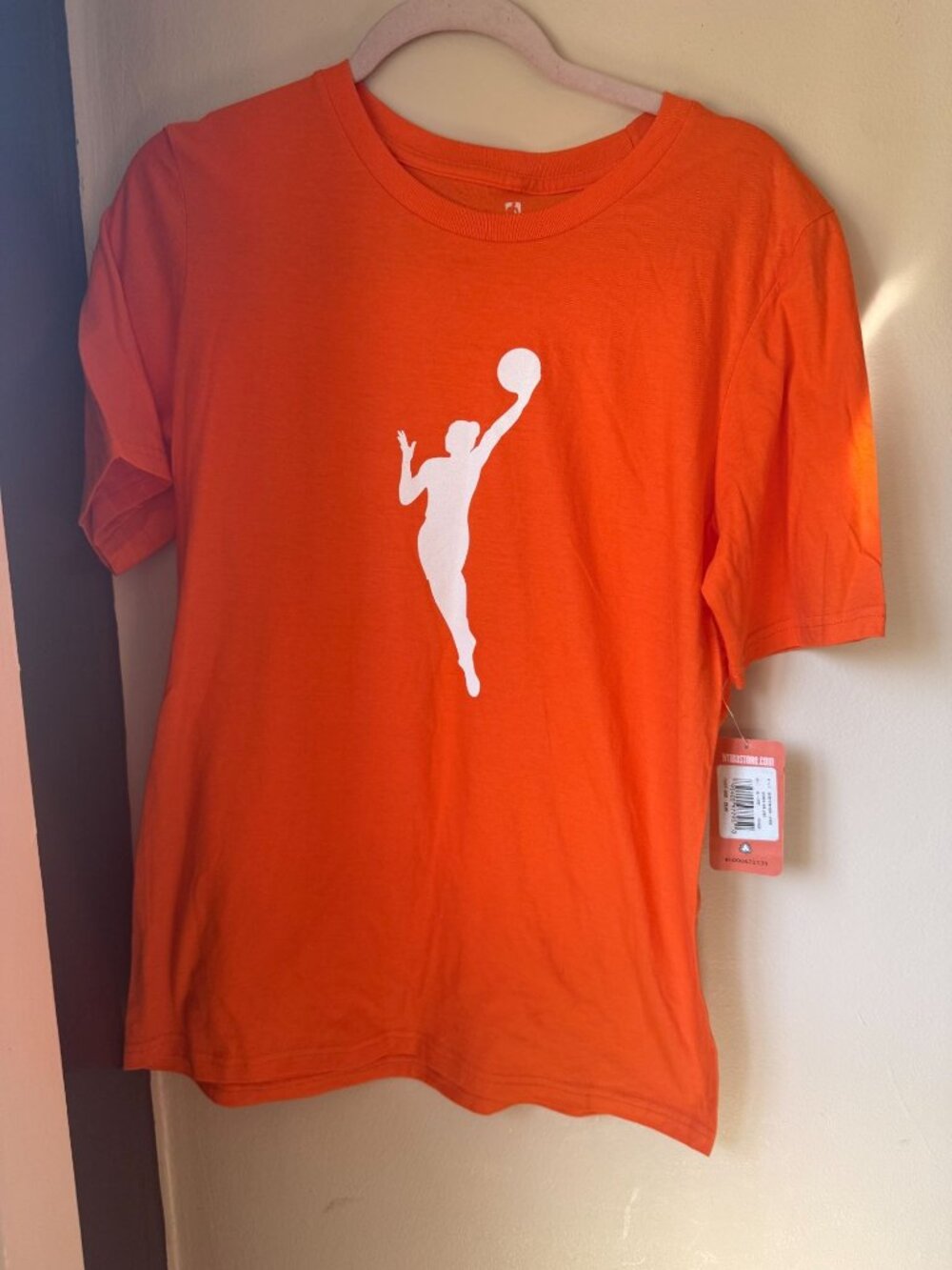 NWT WNBA Orange Logo S/S Tee XL